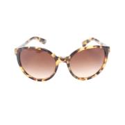 Pre-owned Plastic sunglasses Miu Miu Pre-owned , Brown , Dames