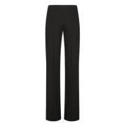 Zwarte Skinny Broek Milan Stof Momoni , Black , Dames