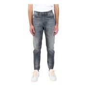 Gebruikte 5-Pocket Carrot Fit Jeans Dondup , Gray , Heren