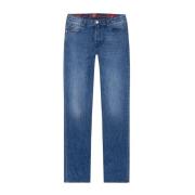 Slim Fit Jeans Blauw Tramarossa , Blue , Heren