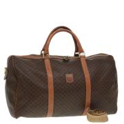 Pre-owned Canvas handbags Celine Vintage , Brown , Dames