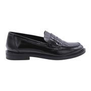 Klassieke Leren Mocassin Schoenen Ctwlk. , Black , Dames