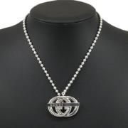 Pre-owned Silver necklaces Gucci Vintage , Gray , Dames