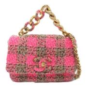 Pre-owned Fabric chanel-bags Chanel Vintage , Pink , Dames