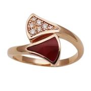 Pre-owned Rose Gold rings Bvlgari Vintage , Yellow , Dames