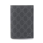 Pre-owned Coated canvas wallets Gucci Vintage , Gray , Heren