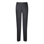 Elegante Zwarte Broek met Rits Canali , Black , Heren