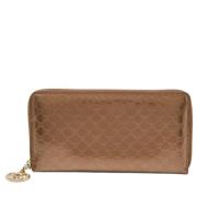 Pre-owned Leather wallets Gucci Vintage , Brown , Dames