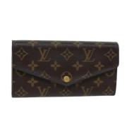 Pre-owned Canvas wallets Louis Vuitton Vintage , Brown , Dames