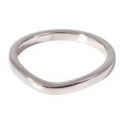 Pre-owned Platinum rings Cartier Vintage , Gray , Dames