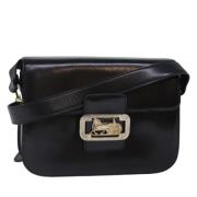 Pre-owned Leather celine-bags Celine Vintage , Black , Dames