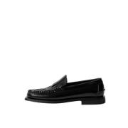 Leren Mocassin Schoen Hereu , Black , Dames