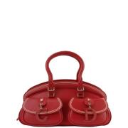 Pre-owned Fabric handbags Dior Vintage , Red , Dames