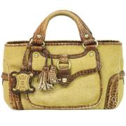 Pre-owned Canvas celine-bags Celine Vintage , Beige , Dames