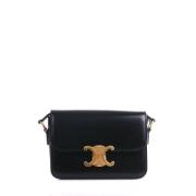 Pre-owned Leather celine-bags Celine Vintage , Black , Dames