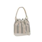 Pre-owned Canvas shoulder-bags Burberry Vintage , White , Dames