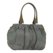 Pre-owned Leather totes Celine Vintage , Beige , Dames