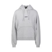 Klassieke Box Logo Hoodie Sweatshirt Bonsai , Gray , Heren