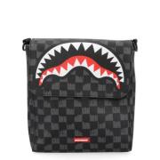 Haai Messenger Tas Sprayground , Black , Heren