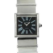 Pre-owned Stainless Steel watches Chanel Vintage , Black , Dames