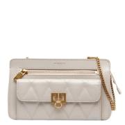 Pre-owned Leather shoulder-bags Givenchy Pre-owned , White , Dames