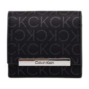 Dames Trifold Portemonnee Calvin Klein , Black , Dames