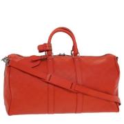 Pre-owned Leather louis-vuitton-bags Louis Vuitton Vintage , Orange , ...