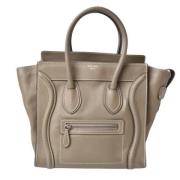 Pre-owned Leather celine-bags Celine Vintage , Gray , Dames