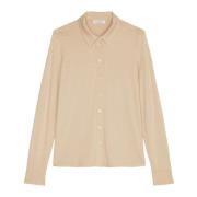 Gewone jerseyblouse Marc O'Polo , Brown , Dames