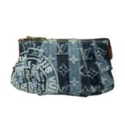 Pre-owned Denim louis-vuitton-bags Louis Vuitton Vintage , Blue , Dame...