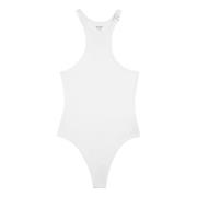 Volle Zee Maxi Jurk The Attico , White , Dames