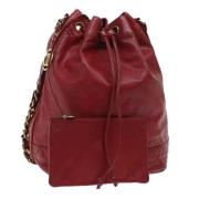 Pre-owned Fabric chanel-bags Chanel Vintage , Red , Dames