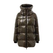 Gewatteerde parka met capuchon Herno , Green , Dames