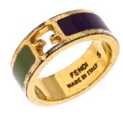 Pre-owned Yellow Gold rings Fendi Vintage , Yellow , Dames