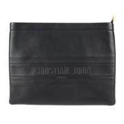 Pre-owned Leather dior-bags Dior Vintage , Black , Dames