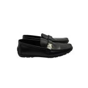 Pre-owned Leather flats Louis Vuitton Vintage , Black , Heren