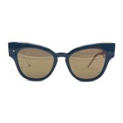 Cat-eye zonnebril in marine/rood/wit Thom Browne , Blue , Dames