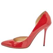 Pre-owned Leather heels Gucci Vintage , Red , Dames