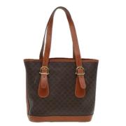 Pre-owned Canvas totes Celine Vintage , Brown , Dames