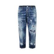 Klassieke Denim Jeans voor dagelijks gebruik Dsquared2 , Blue , Heren