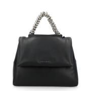 Nappa Bold Zwart Leren Tas Orciani , Black , Dames