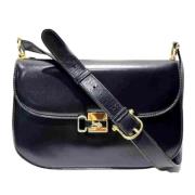 Pre-owned Leather celine-bags Celine Vintage , Black , Dames