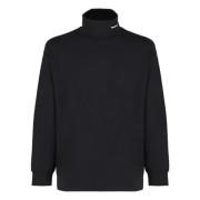 Logo Coltrui met Lange Mouwen Emporio Armani , Black , Heren