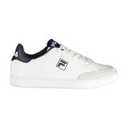 Heren Sports Sneaker met Blauwe Details Fila , White , Heren