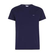 Night Sky T-shirt, Slim Fit, Korte Mouw Calvin Klein , Blue , Heren