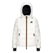 Witte Gardenia Tueda Jas K-Way , White , Dames