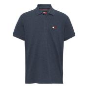 Blauw Katoenen Poloshirt met Logo Tommy Hilfiger , Blue , Heren