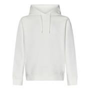 Witte hoodie met toon-op-toon logo Emporio Armani , White , Heren