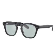 Stijlvolle Zonnebril/Bril N.03 Blauw Oliver Peoples , Black , Unisex