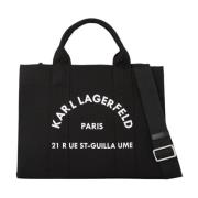 Hand- en schoudertas Karl Lagerfeld , Black , Dames